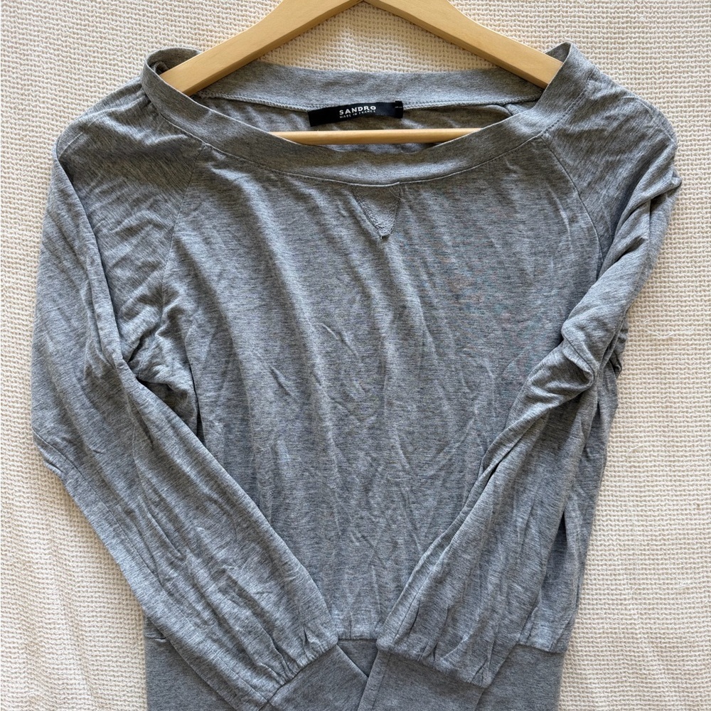 Sandro Made In France Grey Women's Top